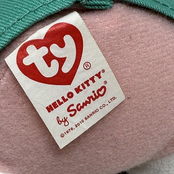 Ty Hello Kitty Beanie Plush Lot Hippie Peace Dress Red Jumper 2009 2010 6 Inch - Picture 6 of 13